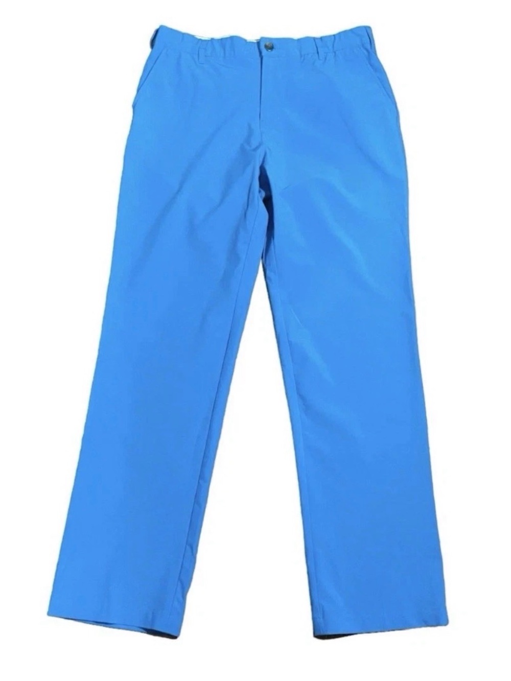 Mens Short Par 4 Golf Pants Casual Stretch Lightweight 34 X 32 Blue